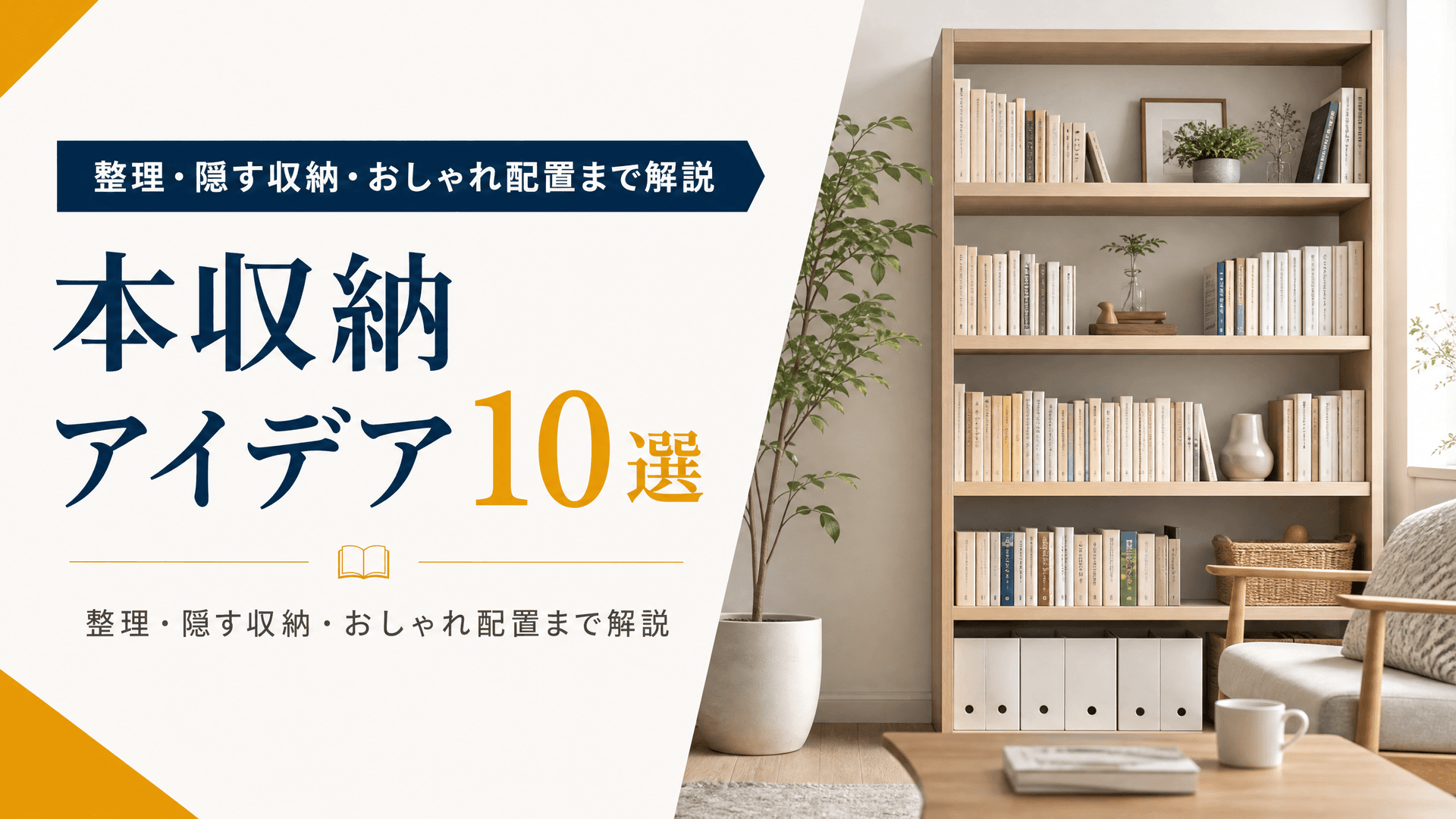本収納アイデア10選：整理・隠す収納・おしゃれ配置まで解説